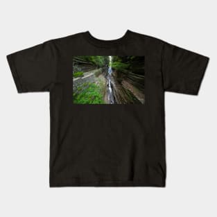 Ithaca NY Robert H. Treman State Park Canal Kids T-Shirt